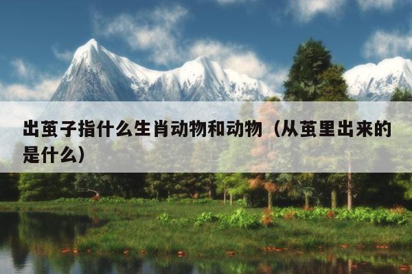 出茧子指什么生肖动物和动物（从茧里出来的是什么）