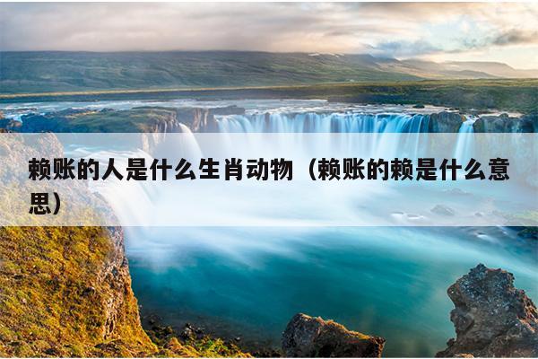 赖账的人是什么生肖动物（赖账的赖是什么意思）