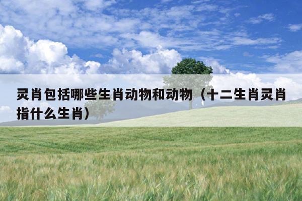 灵肖包括哪些生肖动物和动物（十二生肖灵肖指什么生肖）
