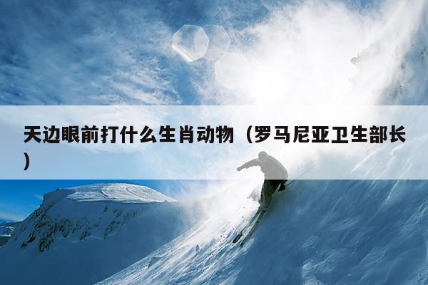 天边眼前打什么生肖动物（罗马尼亚卫生部长）