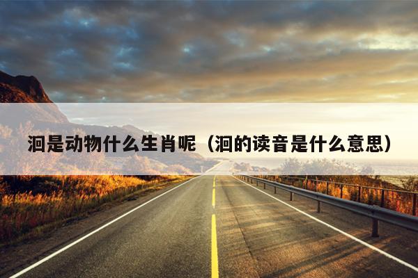 洄是动物什么生肖呢（洄的读音是什么意思）