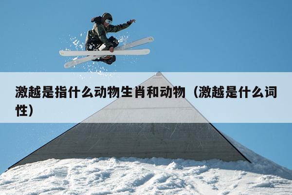 激越是指什么动物生肖和动物（激越是什么词性）