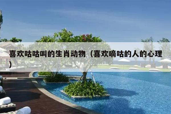 喜欢咕咕叫的生肖动物（喜欢嘀咕的人的心理）