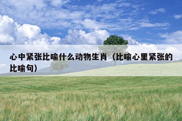 心中紧张比喻什么动物生肖（比喻心里紧张的比喻句）
