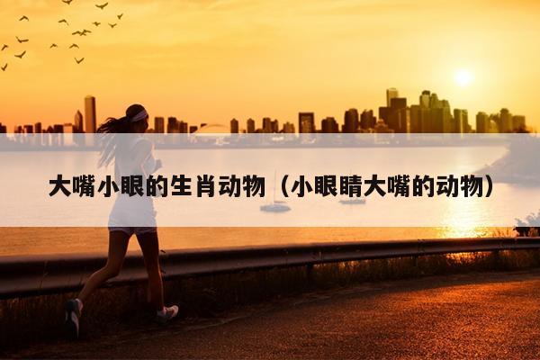 大嘴小眼的生肖动物（小眼睛大嘴的动物）
