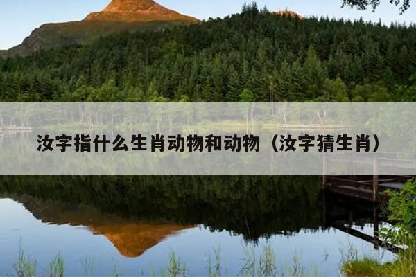 汝字指什么生肖动物和动物（汝字猜生肖）