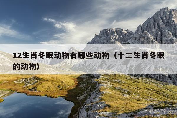 12生肖冬眠动物有哪些动物（十二生肖冬眠的动物）
