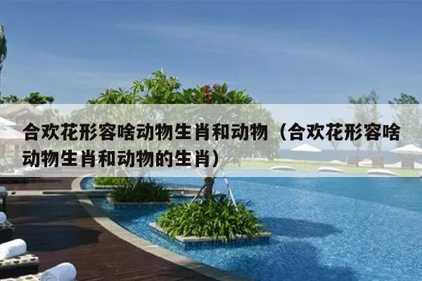 合欢花形容啥动物生肖和动物（合欢花形容啥动物生肖和动物的生肖）