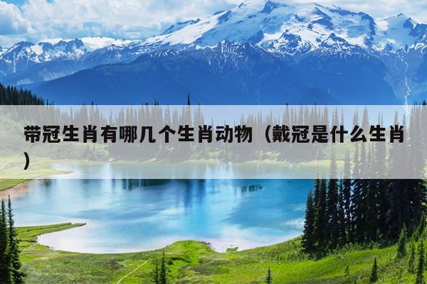 带冠生肖有哪几个生肖动物（戴冠是什么生肖）
