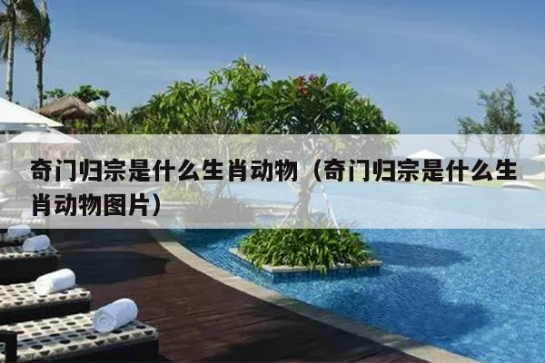 奇门归宗是什么生肖动物（奇门归宗是什么生肖动物图片）