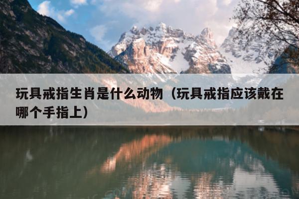 玩具戒指生肖是什么动物（玩具戒指应该戴在哪个手指上）