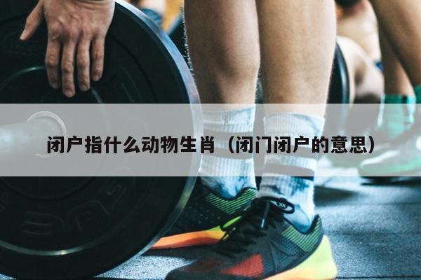 闭户指什么动物生肖（闭门闭户的意思）