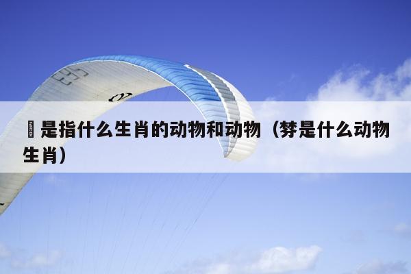 儮是指什么生肖的动物和动物（棼是什么动物生肖）