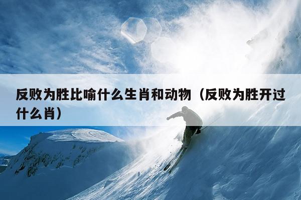 反败为胜比喻什么生肖和动物（反败为胜开过什么肖）