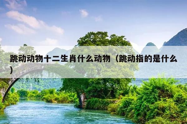 跳动动物十二生肖什么动物（跳动指的是什么）