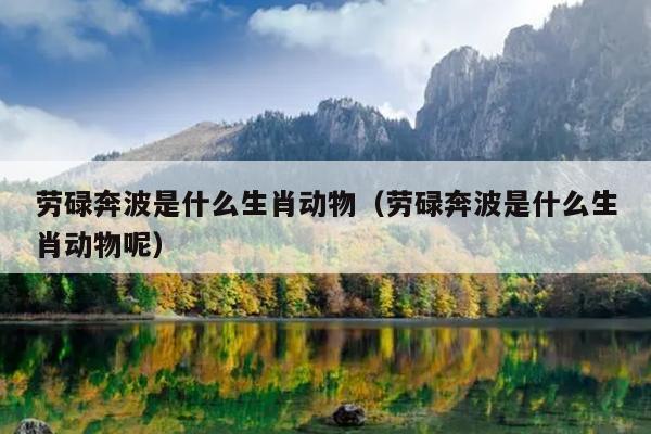 劳碌奔波是什么生肖动物（劳碌奔波是什么生肖动物呢）