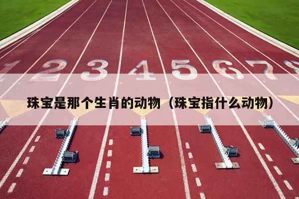 珠宝是那个生肖的动物（珠宝指什么动物）