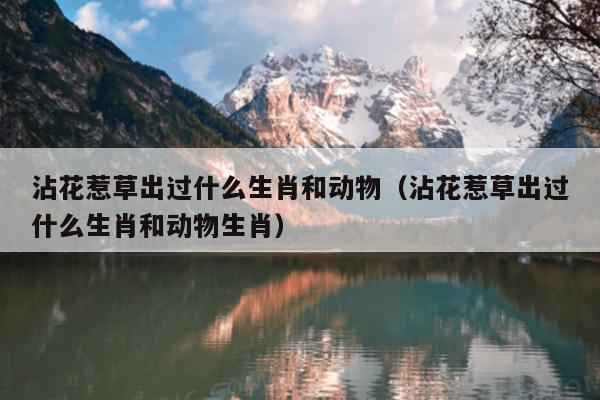 沾花惹草出过什么生肖和动物（沾花惹草出过什么生肖和动物生肖）