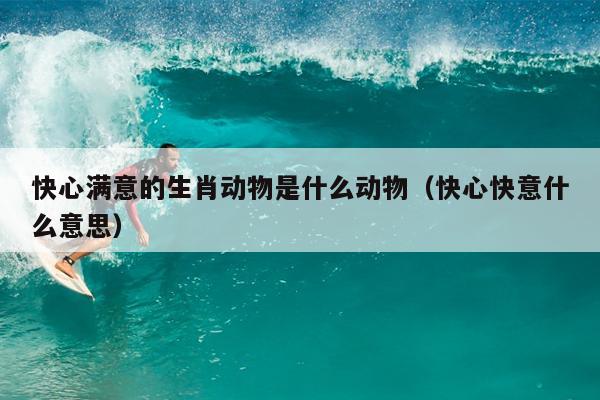 快心满意的生肖动物是什么动物（快心快意什么意思）