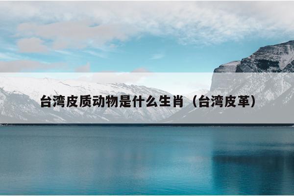 台湾皮质动物是什么生肖（台湾皮革）