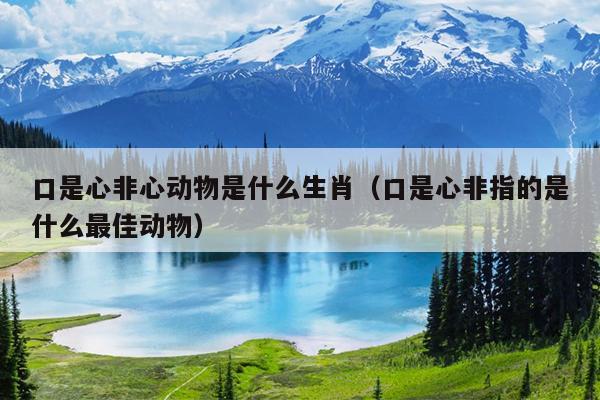 口是心非心动物是什么生肖（口是心非指的是什么最佳动物）
