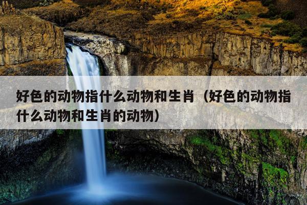 好色的动物指什么动物和生肖（好色的动物指什么动物和生肖的动物）