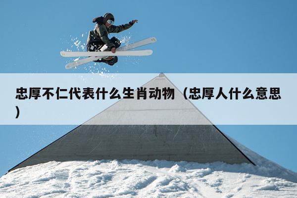 忠厚不仁代表什么生肖动物（忠厚人什么意思）