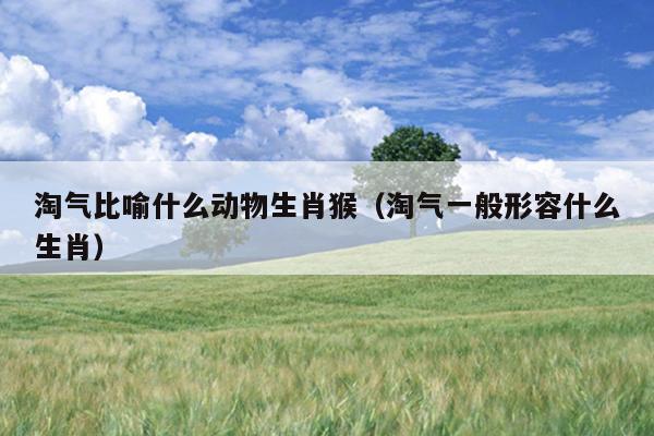 淘气比喻什么动物生肖猴（淘气一般形容什么生肖）