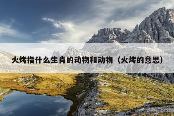 火烤指什么生肖的动物和动物（火烤的意思）