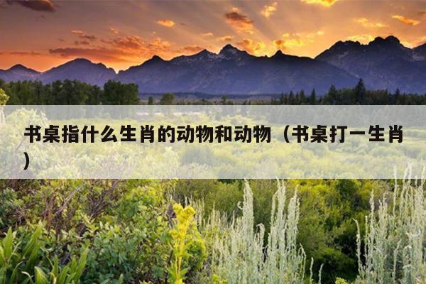 书桌指什么生肖的动物和动物（书桌打一生肖）