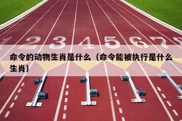 命令的动物生肖是什么（命令能被执行是什么生肖）