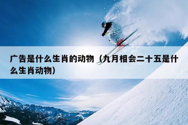 广告是什么生肖的动物（九月相会二十五是什么生肖动物）