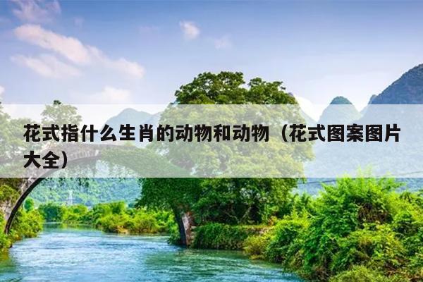 花式指什么生肖的动物和动物（花式图案图片大全）
