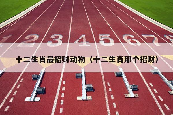 十二生肖最招财动物（十二生肖那个招财）